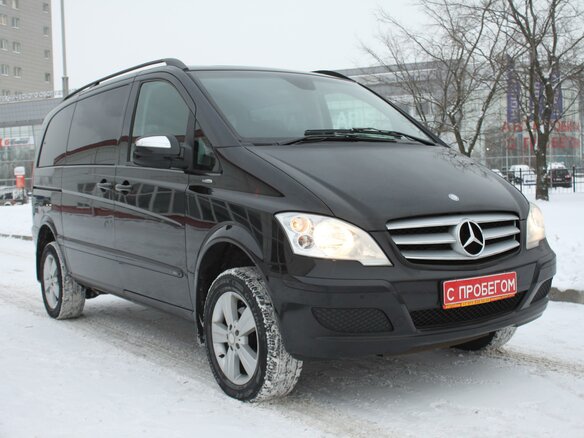 2011 Mercedes-Benz Viano L1 I (W639) Рестайлинг, чёрный - вид 2