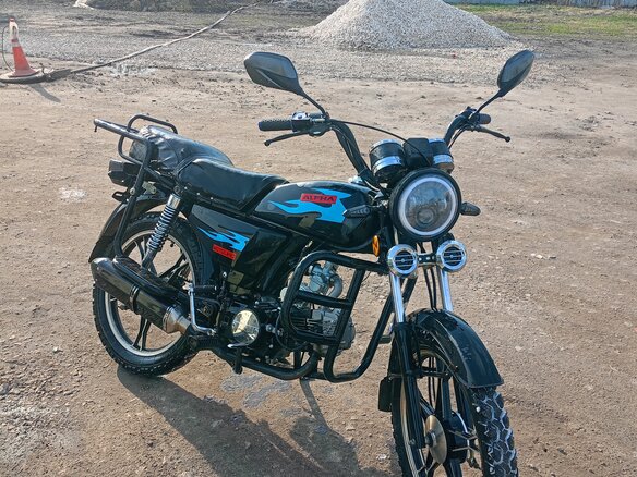 2012 Мотоальфа A1, чёрный, 45000 рублей