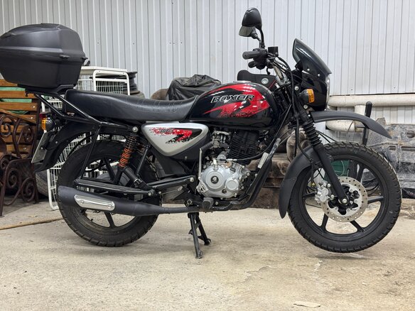 2021 Bajaj Boxer BM 150X, чёрный, 140000 рублей