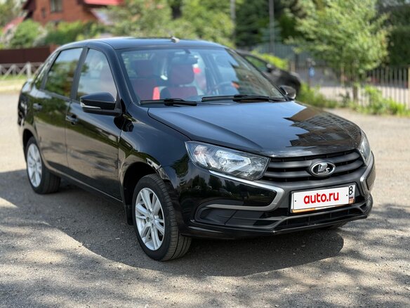 2022 Lada (ВАЗ) Granta I Рестайлинг, чёрный, 800000 рублей - вид 5