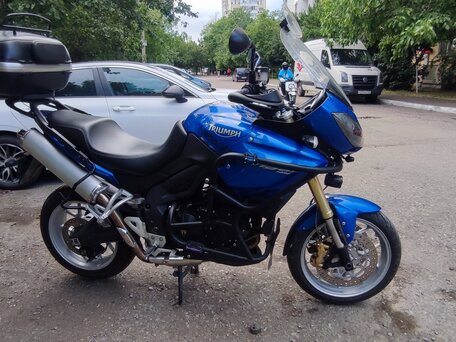 2007 Triumph Tiger 1050, синий, 570000 рублей, вид 1