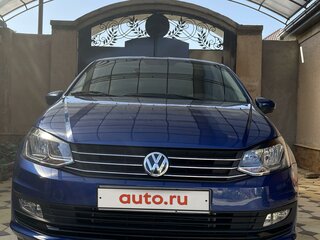 2019 Volkswagen Polo V Рестайлинг, синий, 1500000 рублей, вид 2