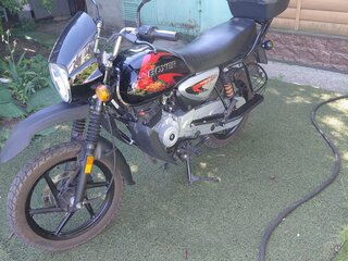 2024 Bajaj Boxer BM 150X, чёрный, 90000 рублей, вид 4