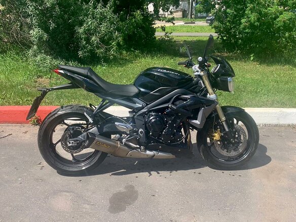 2013 Triumph Street Triple, чёрный, 700000 рублей - вид 1