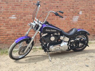 2002 Harley-Davidson Softail Deuce, синий, 800000 рублей, вид 1