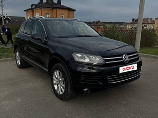 2013 Volkswagen Touareg II, чёрный, 1750000 рублей, вид 3