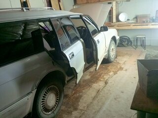 1995 Toyota Crown X (S150), серый, 500000 рублей, вид 4