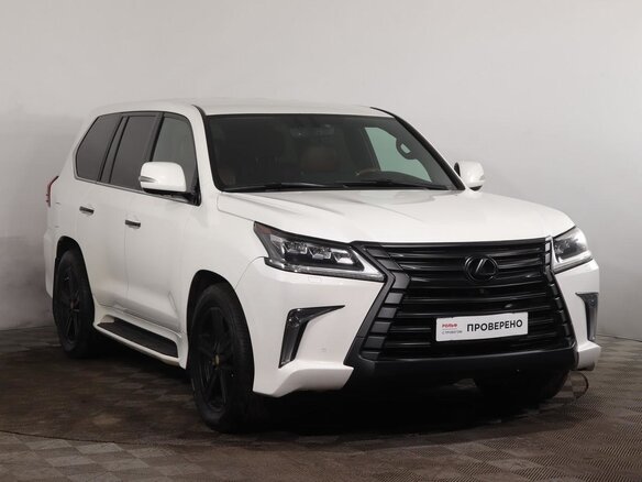 2015 Lexus LX 450d III Рестайлинг 2, белый - вид 2