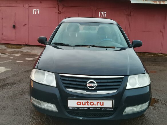 2007 Nissan Almera Classic I, чёрный - вид 2