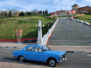 1991 ГАЗ 24 «Волга» 2410 II (2410), голубой, 500000 рублей, вид 2
