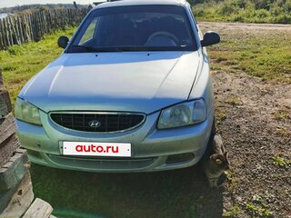 2004 Hyundai Accent ТагАЗ II, серебристый, 260000 рублей, вид 1