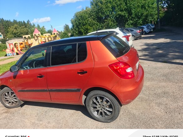 2009 Skoda Fabia II, красный, 450000 рублей - вид 3
