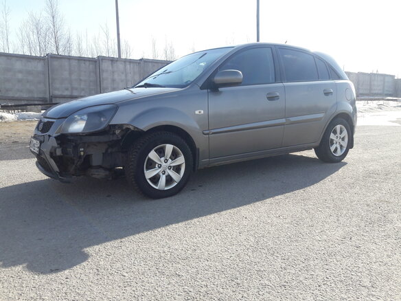 2011 Kia Rio II Рестайлинг, серый - вид 5