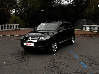 2009 Volkswagen Touareg I Рестайлинг, чёрный, 1550000 рублей, вид 1