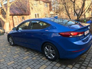 2016 Hyundai Elantra VI (AD), синий, 1800000 рублей, вид 4