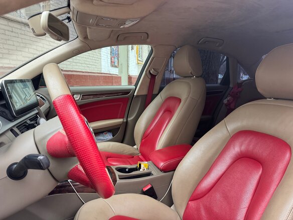 2008 Audi A4 IV (B8), пурпурный, 3000000 рублей - вид 8