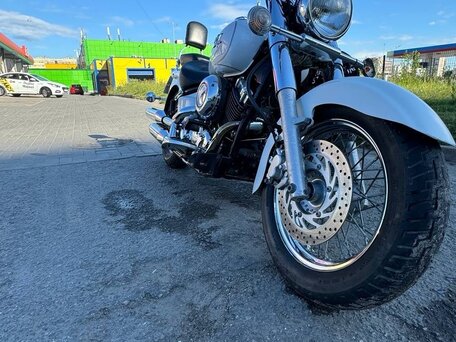 2008 Yamaha XVS650 Drag Star, белый, 550000 рублей, вид 4