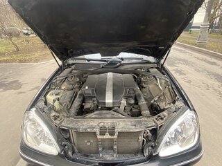 2003 Mercedes-Benz S-Класс 350 Long IV (W220) Рестайлинг, чёрный, 600000 рублей, вид 2