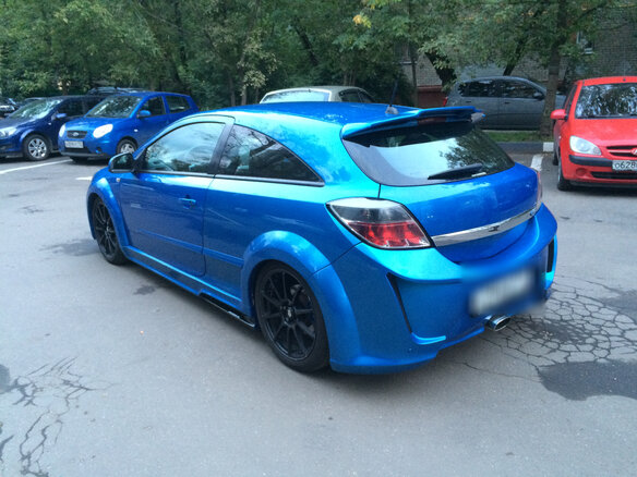 2010 Opel Astra OPC H, голубой - вид 5