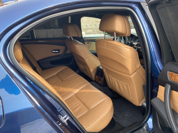 2007 BMW 5 серии 535i V (E60/E61) Рестайлинг, синий, 820000 рублей - вид 20