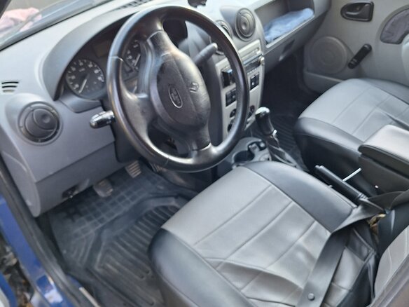 2006 Renault Logan I, синий, 180000 рублей - вид 4
