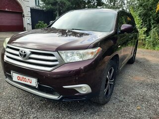 2011 Toyota Highlander II (XU40) Рестайлинг, красный, 1800000 рублей, вид 4