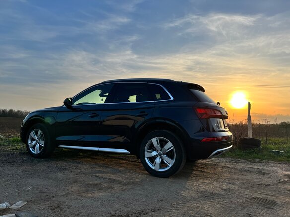 2018 Audi Q5 II (FY), синий, 2990000 рублей - вид 2