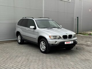 2002 BMW X5 3.0i I (E53), серебристый, 890000 рублей, вид 3
