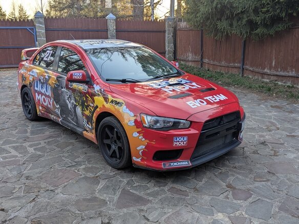2008 Mitsubishi Lancer Evolution X, красный