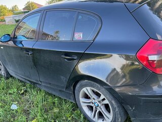 2008 BMW 1 серии 120d I (E81/E82/E87/E88) Рестайлинг, чёрный, 710000 рублей, вид 2