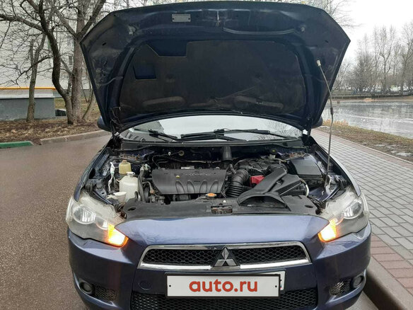 2008 Mitsubishi Lancer X, синий - вид 25