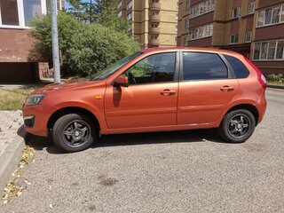 2013 Lada (ВАЗ) Kalina II, оранжевый, 715000 рублей, вид 4