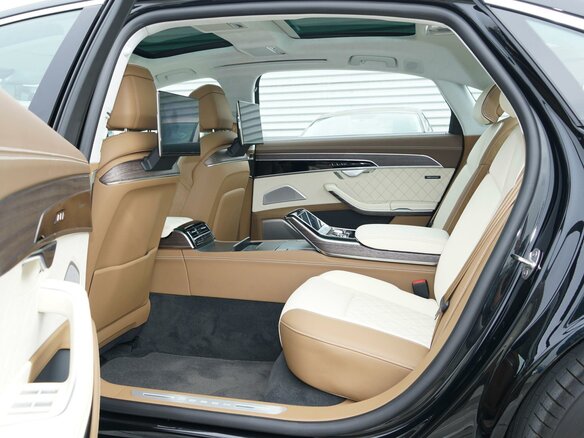 2023 Audi A8 Long 55 TFSI IV (D5) Рестайлинг, серебристый - вид 20