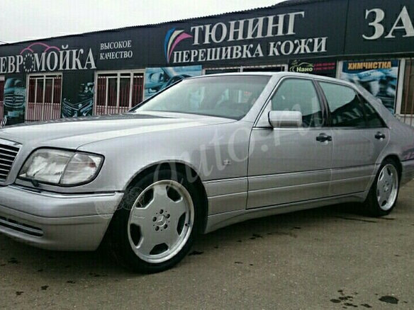 1996 Mercedes-Benz S-Класс 600 Long III (W140) Рестайлинг, серебристый - вид 6