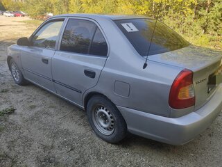2001 Hyundai Accent II, серебристый, 240000 рублей, вид 5