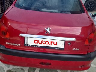 2009 Peugeot 206, красный, 400000 рублей, вид 2