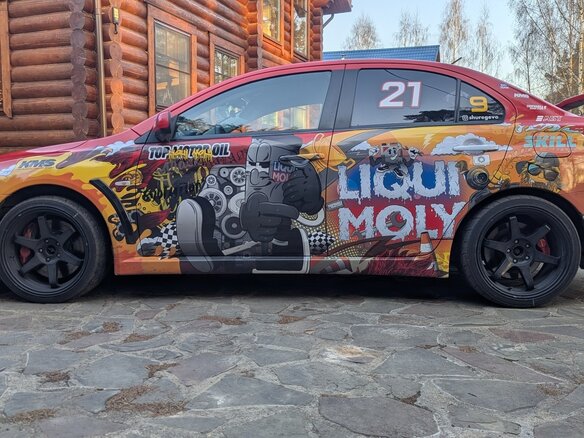 2008 Mitsubishi Lancer Evolution X, красный - вид 1