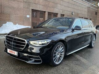 2021 Mercedes-Benz S-Класс 350 d Long 4MATIC VII (W223), чёрный, 13500000 рублей, вид 1