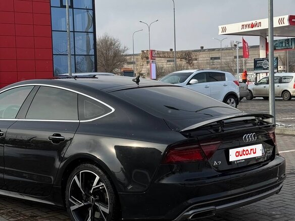 2016 Audi A7 I (4G) Рестайлинг, чёрный - вид 8