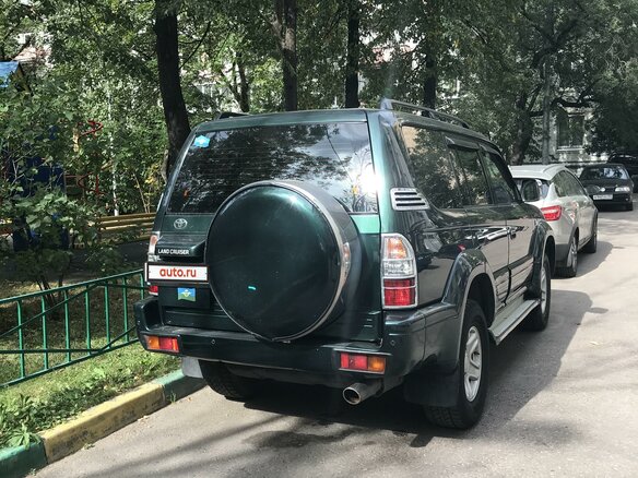 1998 Toyota Land Cruiser Prado 90 Series, зелёный - вид 1