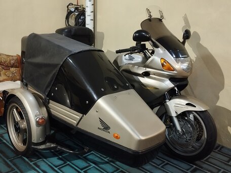 1999 Honda NT650V Deauville, золотистый, 450000 рублей, вид 2