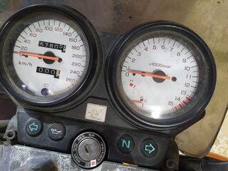 2001 Honda CB 600S, жёлтый, 320000 рублей, вид 5