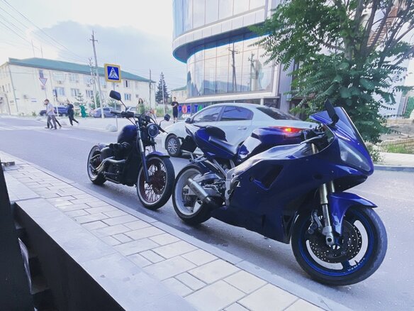 1999 Yamaha YZF-R1, синий, 500000 рублей - вид 1