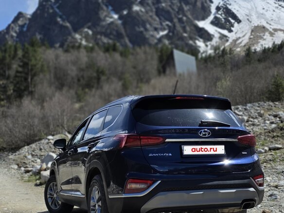 2019 Hyundai Santa Fe IV, синий, 2770000 рублей - вид 17