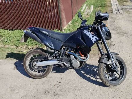 2003 KTM 640 Duke, чёрный, 250000 рублей, вид 1