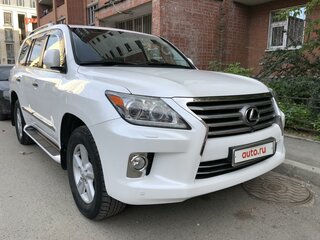 2012 Lexus LX 570 III Рестайлинг, белый, 4910000 рублей, вид 2