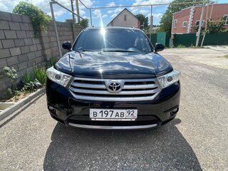2012 Toyota Highlander II (XU40) Рестайлинг, чёрный, 2100000 рублей, вид 4