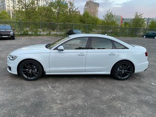 2015 Audi A6 IV (C7) Рестайлинг, белый, 1500000 рублей, вид 4