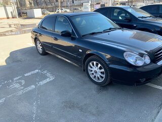 2007 Hyundai Sonata ТагАЗ IV (EF) Рестайлинг, чёрный, 450000 рублей, вид 4