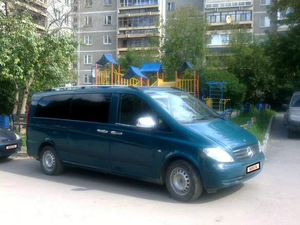 2008 Mercedes-Benz Vito 111 CDI L2 II (W639), зелёный - вид 3